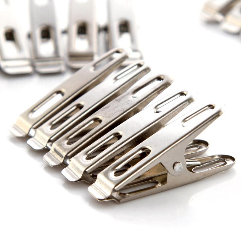 Stainless Steel Cloth Drying Clip 12 pc