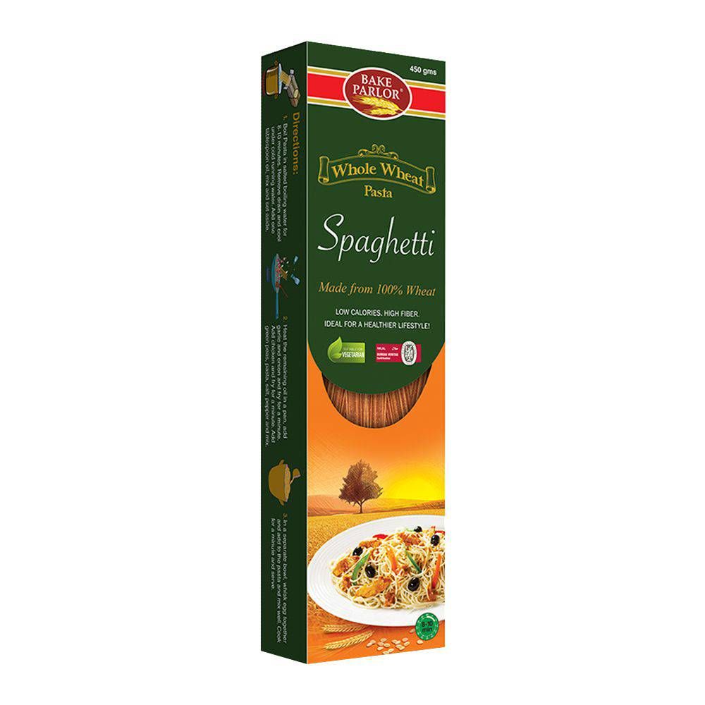 Bake Parlor Spaghetti Whole Wheat Pasta 450 gm - Lahore Basket