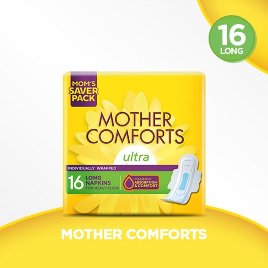 Butterfly Mother Comforts Ultra Sanitary Napkins Long 16 Pads - Lahore Basket