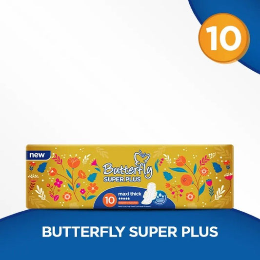 Butterfly Super Plus Maxi Thick 10 Pads - Lahore Basket