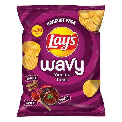 Lay's Wavy Masala Twist (Rs. 70) 45g