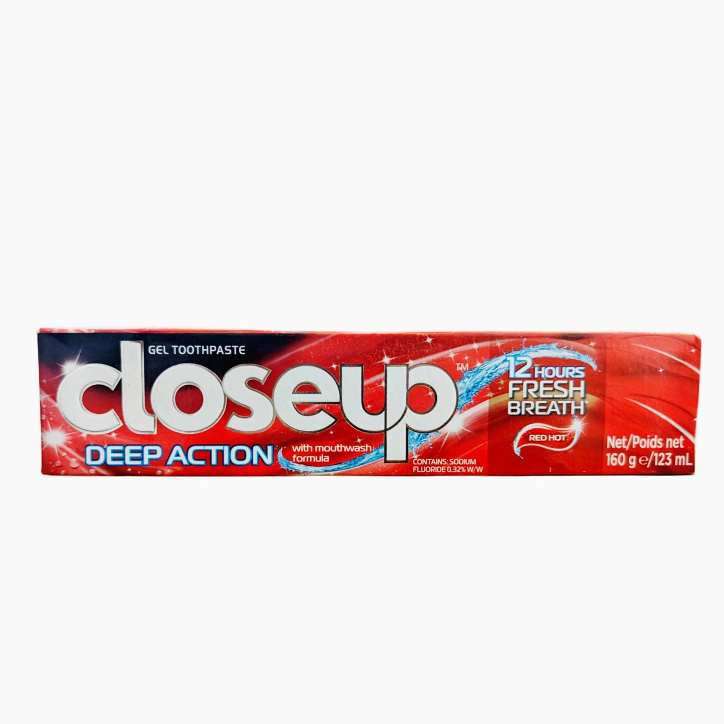 Close Up Deep Action Gel Toothpaste(Hot Red) 160 gm - Lahore Basket