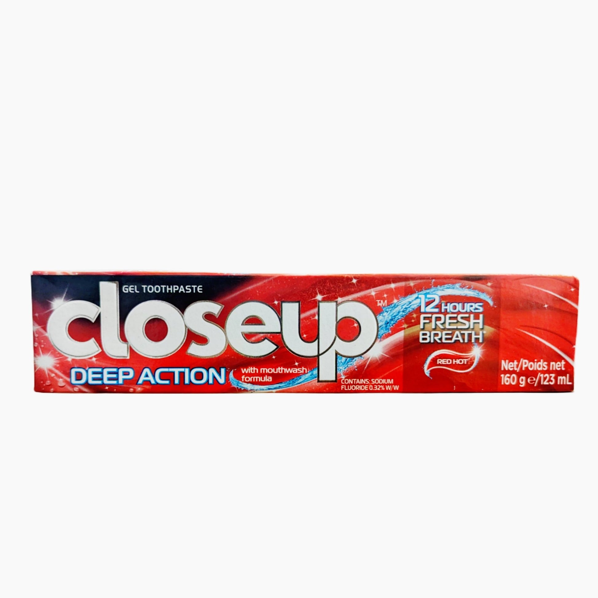 Close Up Deep Action Gel Toothpaste(Hot Red) 160 gm - Lahore Basket