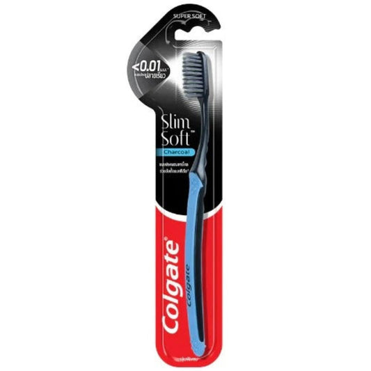 Colgate Slim Soft Charcoal Super Soft Tooth Brush - Lahore Basket