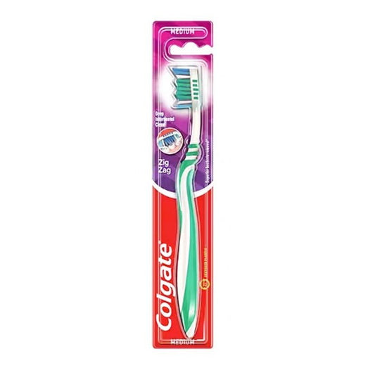 Colgate Zig Zag Medium Tooth Brush - Lahore Basket