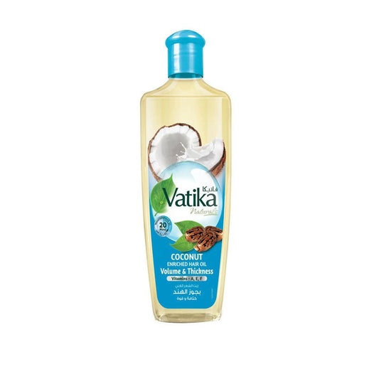 Dabur Vatika Coconut Enriched Volume & Thickness Hair Oil 100 ml - Lahore Basket