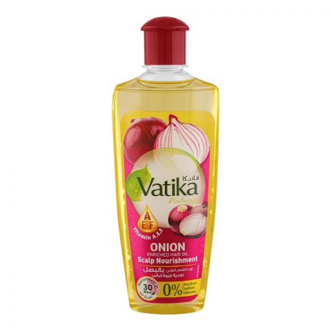 Dabur Vatika Onion Enriched Scalp Nourishment Hair Oil 100 ml - Lahore Basket