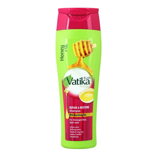 Dabur Vatika Repair & Restore Honey & Egg Shampoo 360 ml - Lahore Basket