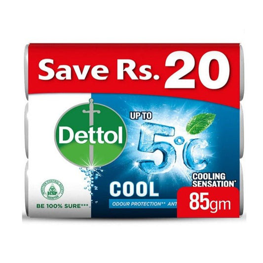 Dettol Cool Soap Pack of 3X85 gm - Lahore Basket