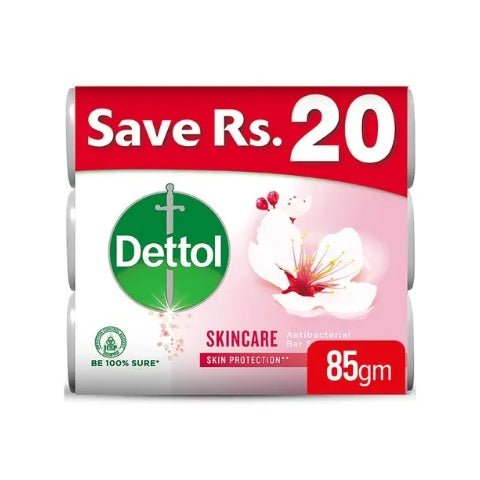 Dettol Skin Care Soap (Pack of 3) 85 gm - Lahore Basket