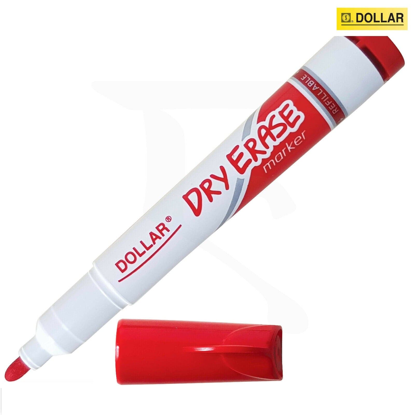 Dollar Dry Erase Marks Red - Lahore Basket