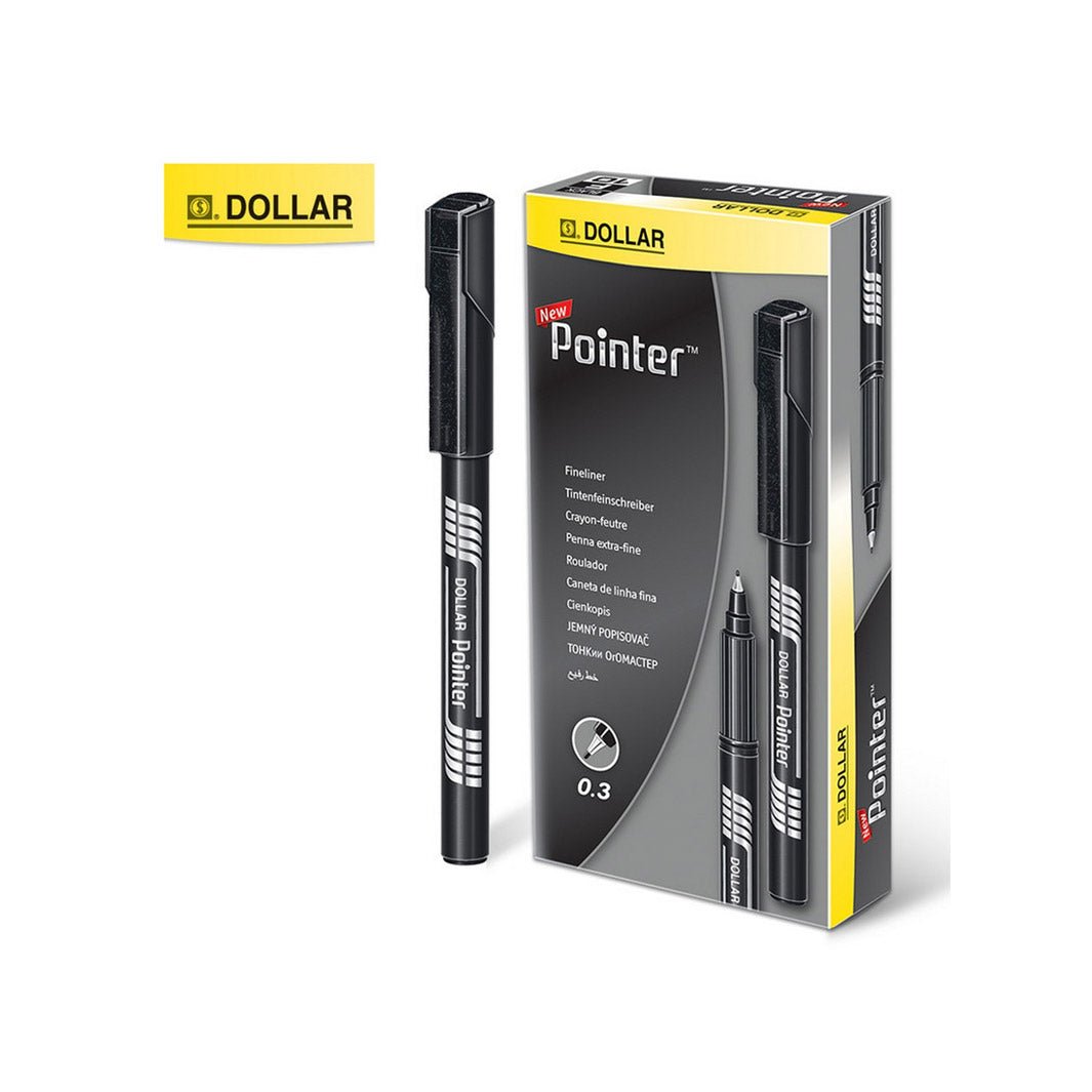 Dollar Pointer 10Pcs/Box Black - Lahore Basket