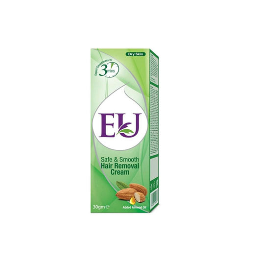 EU Safe & Smooth Dry Skin Hair Removal Cream 30 gm - Lahore Basket