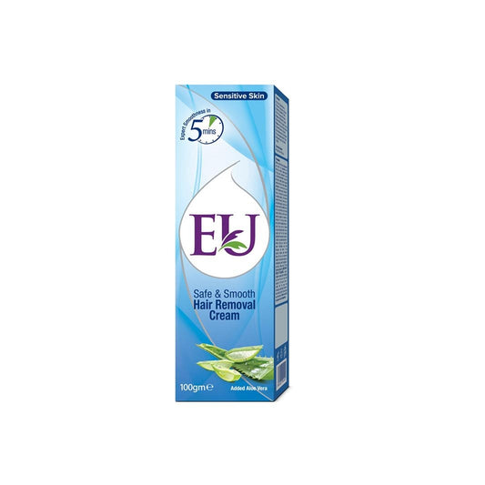 EU Safe & Smooth Sensitive Skin Hair Removal Cream 100 gm - Lahore Basket