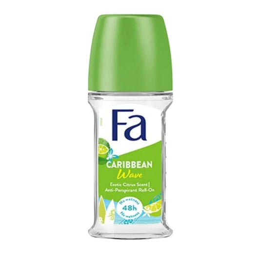 Fa Caribbean Wave 48 Hour Protection Roll On 50 ml - Lahore Basket