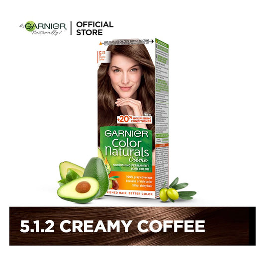 Garnier Color Naturals Permanent Hair Color 5 1/2 Creamy Coffee - Lahore Basket