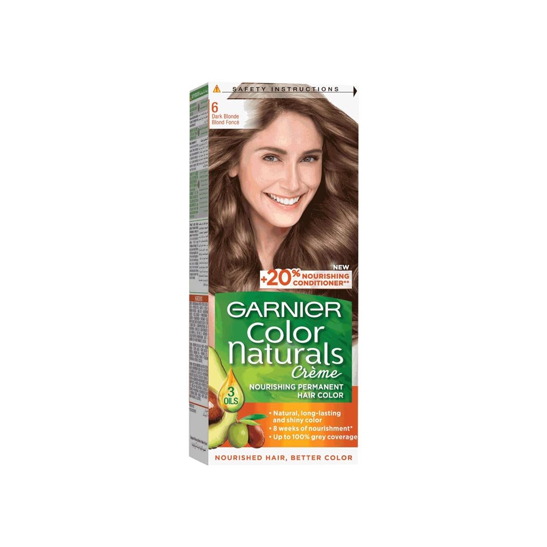 Garnier Color Naturals Permanent Hair Color 6 Natural Medium Blond - Lahore Basket