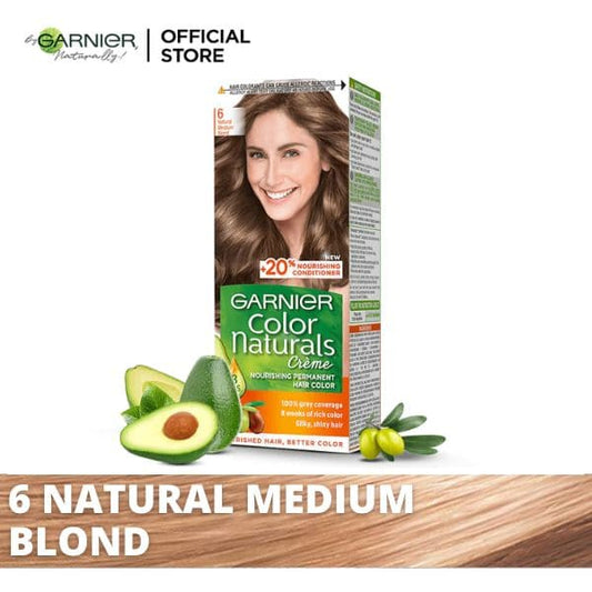 Garnier Color Naturals Permanent Hair Color 6 Natural Medium Blond - Lahore Basket