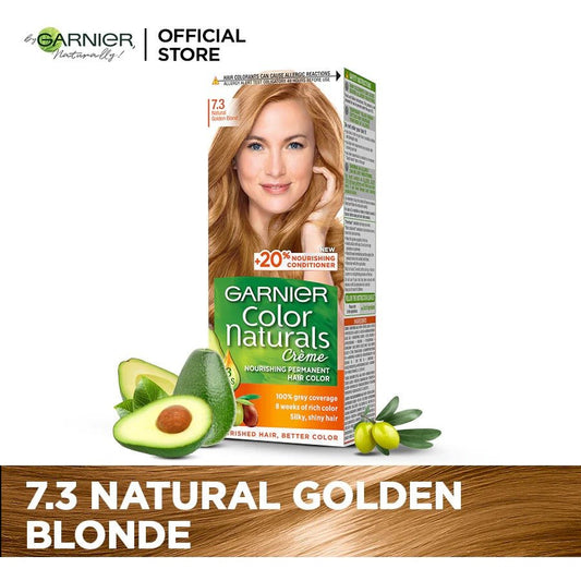 Garnier Color Naturals Permanent Hair Color 7.3 Natural Golden Blond - Lahore Basket