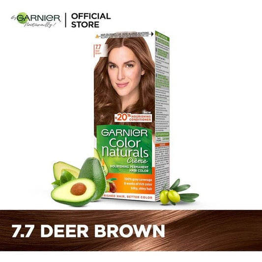 Garnier Color Naturals Permanent Hair Color 7.7 Deer Brown - Lahore Basket