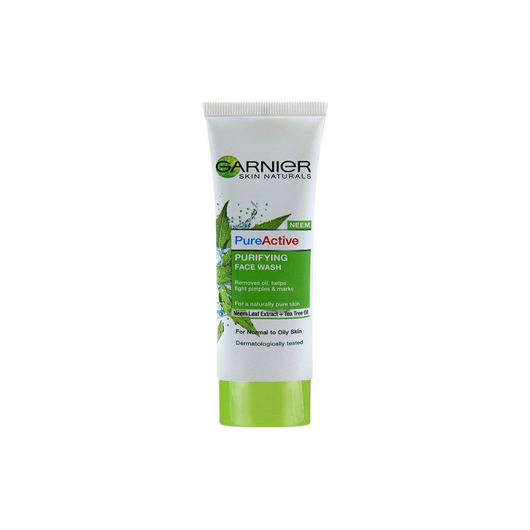 Garnier Pure Active Neem Purifying Face Wash, For Normal to Oily Skin 100 ml - Lahore Basket