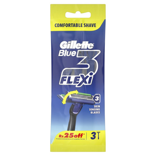 Gillette Blue 3 Flexi 3Pcs - Lahore Basket