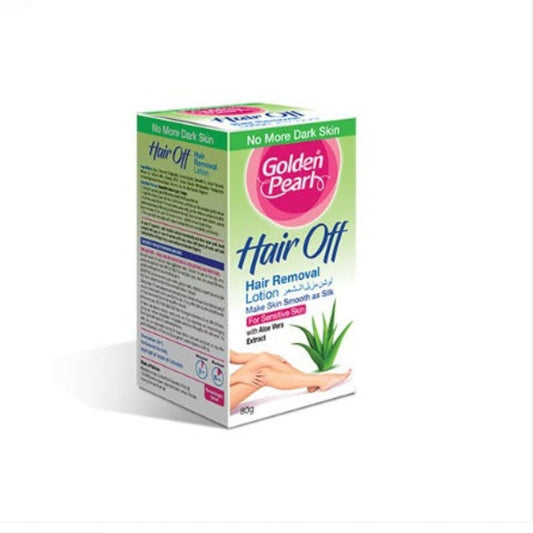 Golden Pearl Hair Off Hair Removal Lotion Aloe Vera 120 gm Jar - Lahore Basket