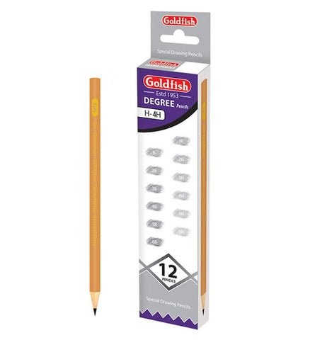 Goldfish Degree Pencil 6H - Lahore Basket