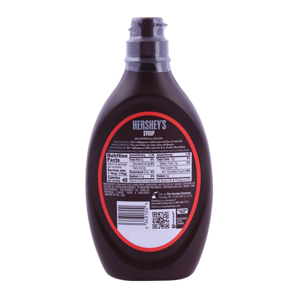 Hershey's Genuine Chocolate Flavor Syrup 680 gm - Lahore Basket