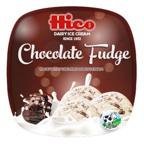 Hico Chocolate Fudge Ice Cream 1.5 Liter - Lahore Basket