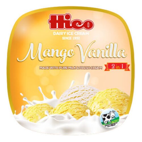 Hico Mango Vanilla Ice Cream 700 ml - Lahore Basket