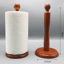 Wooden Kitchen Tissue Roll Paper Stand
