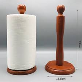 Wooden Kitchen Tissue Roll Paper Stand