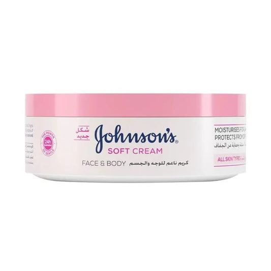 Johnson's Soft Cream Face & Body 200 ml - Lahore Basket