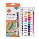 Keep Smiling Acrylic Paint 12 Colors - Lahore Basket