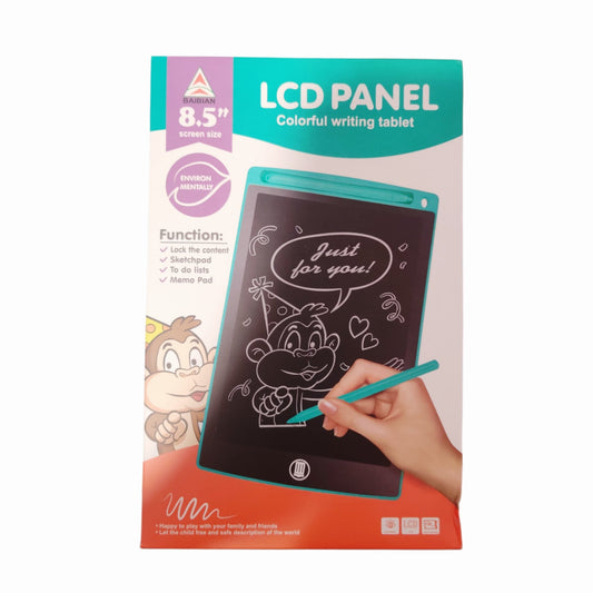 LCD Panel Colorful Writing Tablet 8.5 Screen Size - Lahore Basket