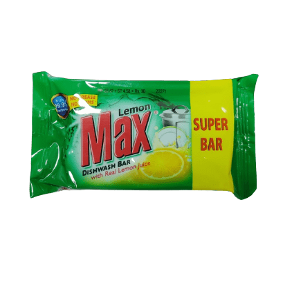 Lemon Max Dishwash Bar With Real Lemon Juice 110 gm - Lahore Basket