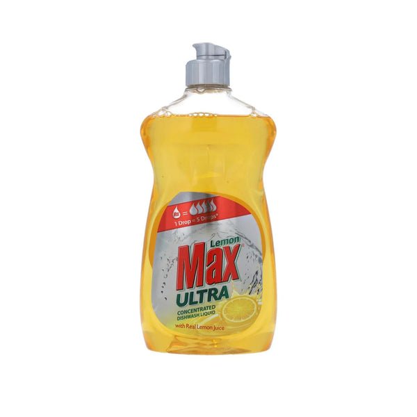 Lemon Max Ultra Concentrated Dishwash Liquid Lemon Juice 500 ml - Lahore Basket