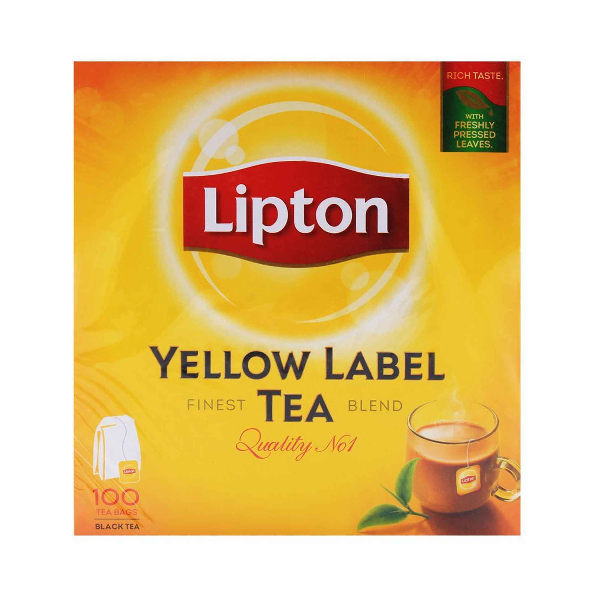 Lipton Yellow Label Black Tea 100 Bags - Lahore Basket
