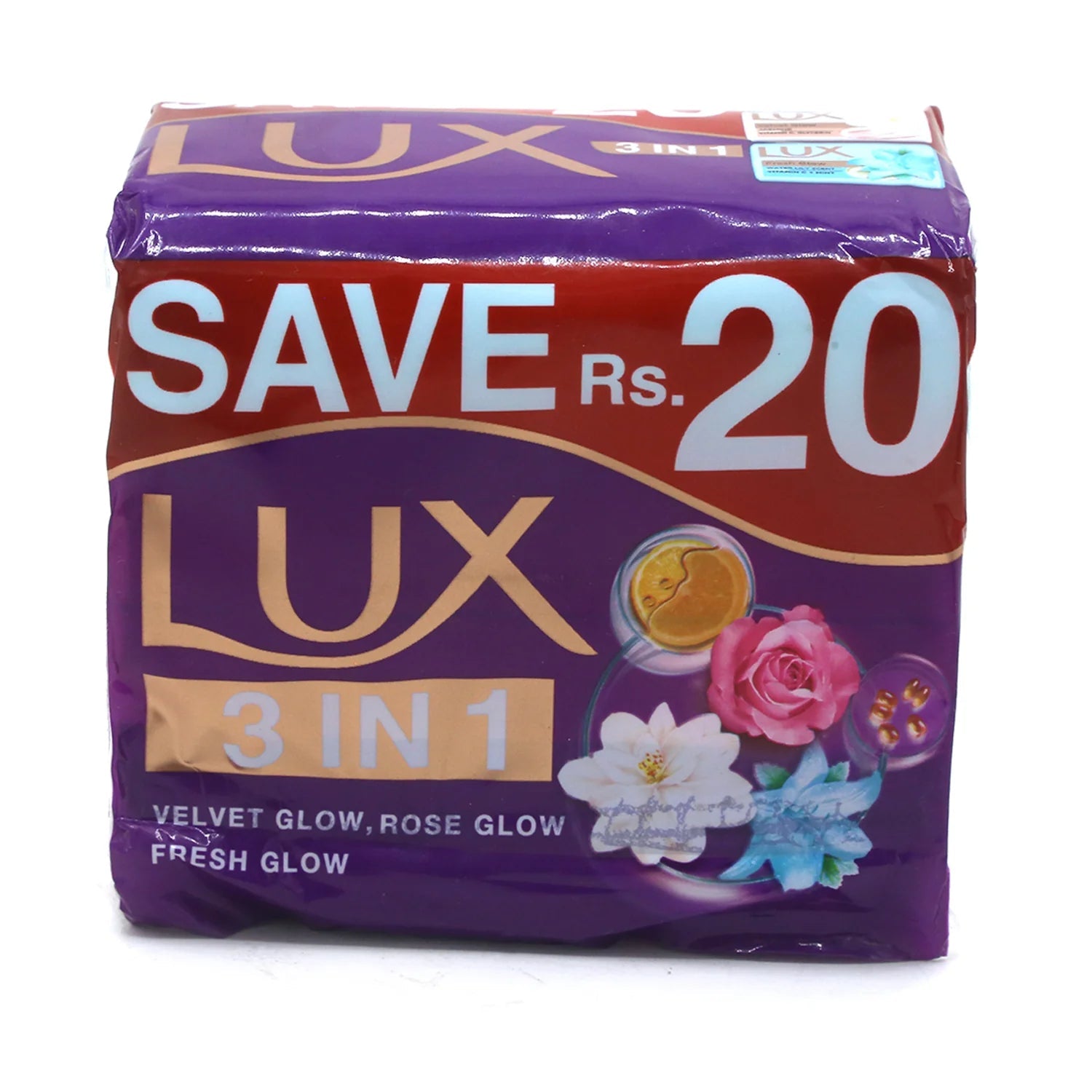 LUX RAINBOW TRIO PACK 130 GM - Lahore Basket