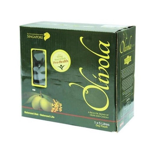 Mezan Olivola Oil 1 Ltr X 5 Stan up Pouch - Lahore Basket