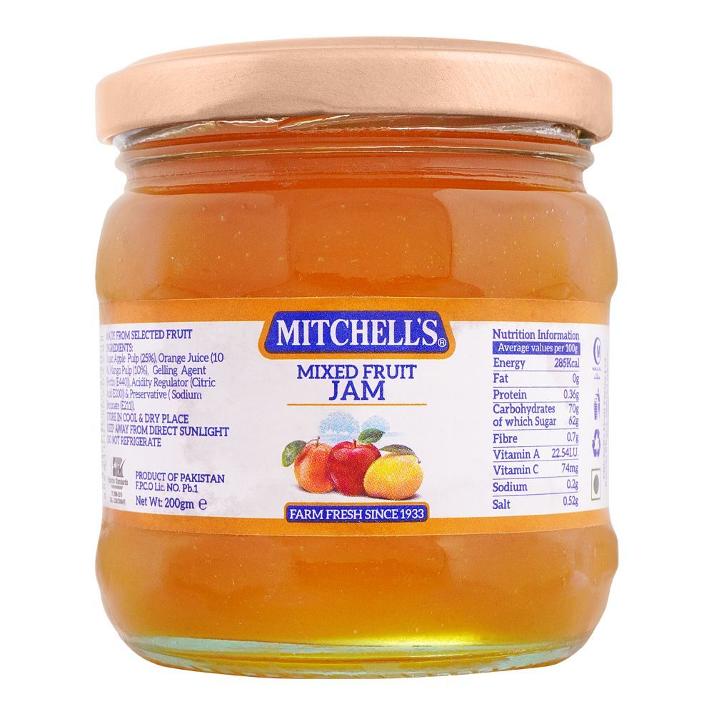 Mitchell's Mixed Fruit Jam 200 gm - Lahore Basket
