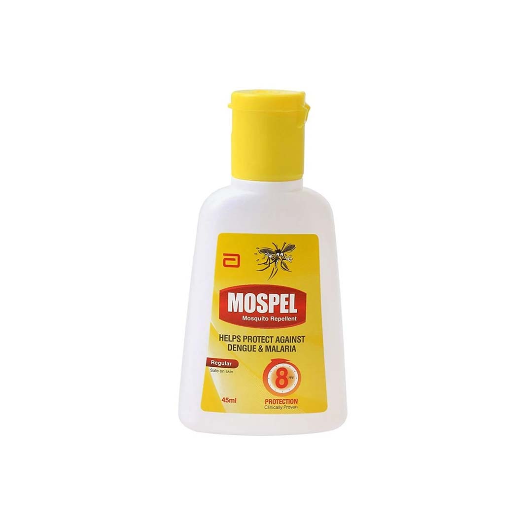 Mospel Mosquito Repellent, Regular, Protects Against Dengue & Malaria, 45 ml - Lahore Basket