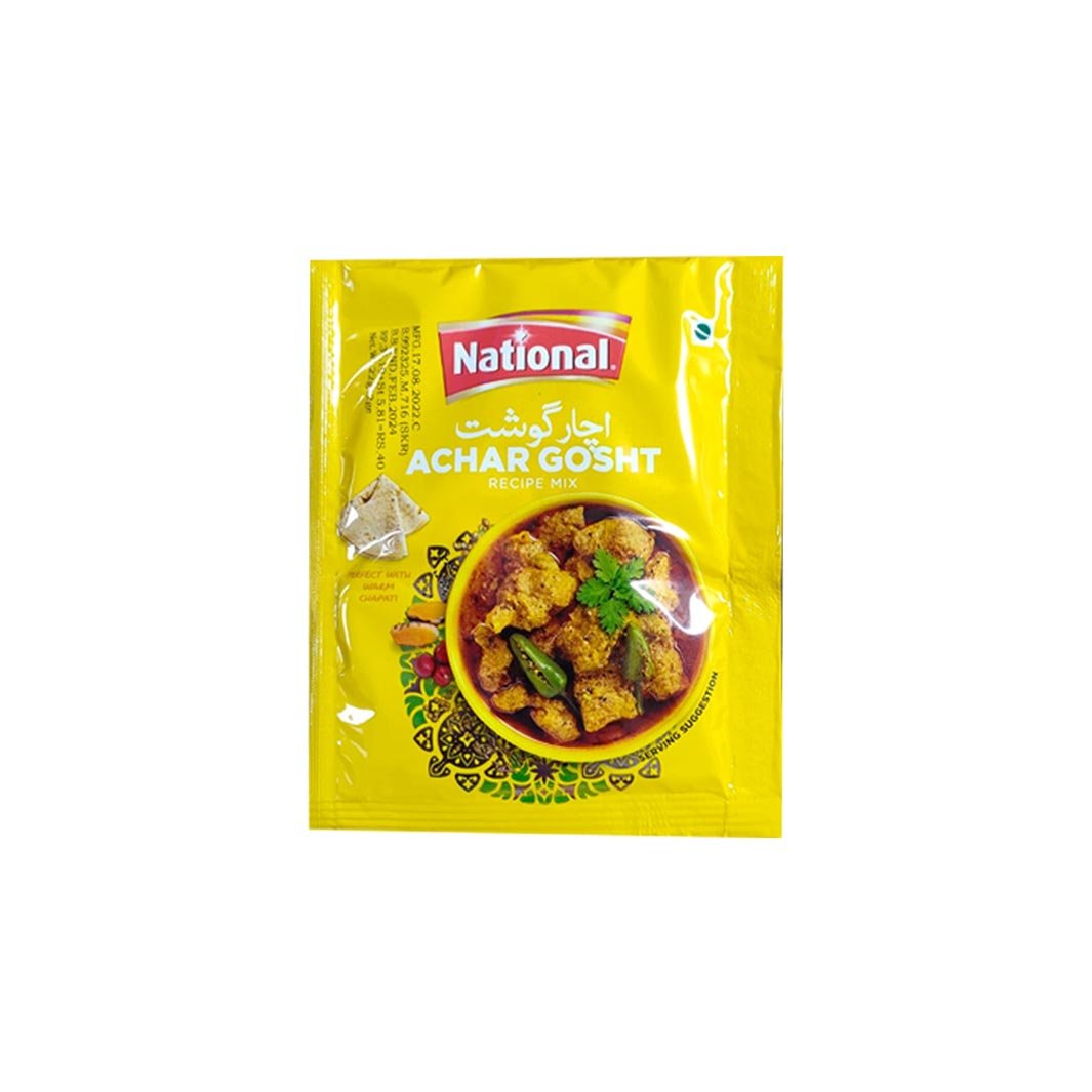 National Achar Gosht 20 gm Sachet - Lahore Basket