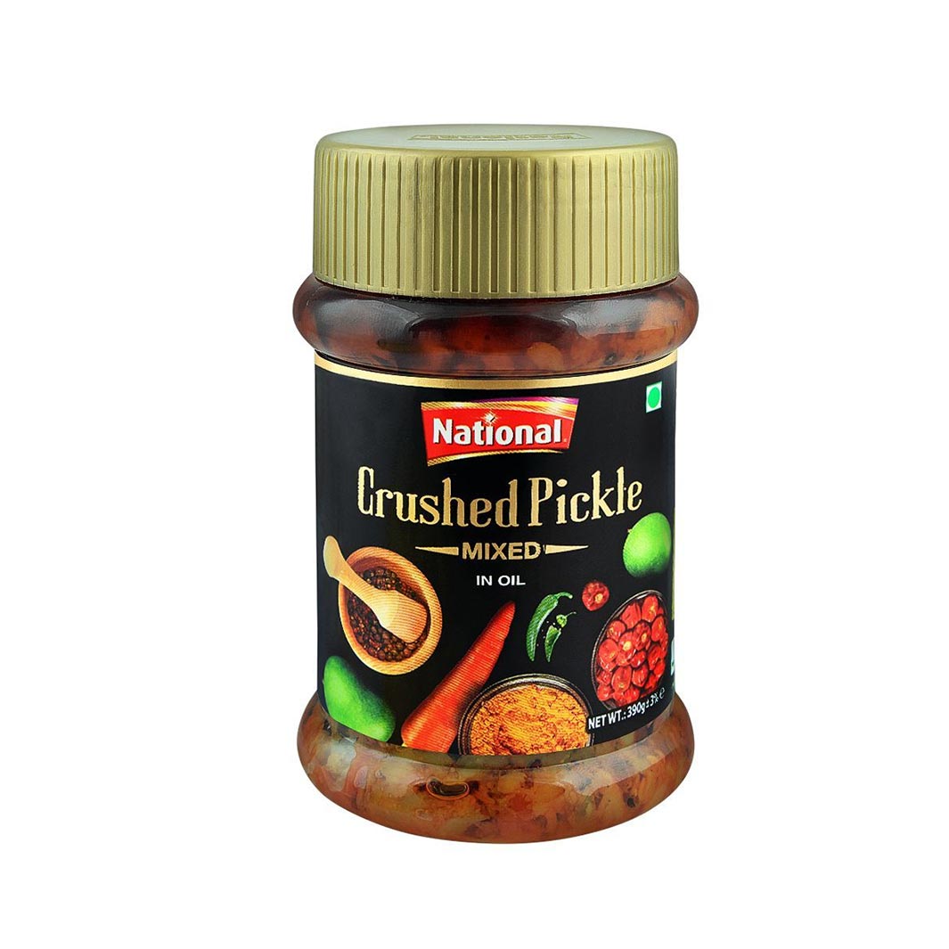 National Crushed Mixed Pickle 390 gm - Lahore Basket