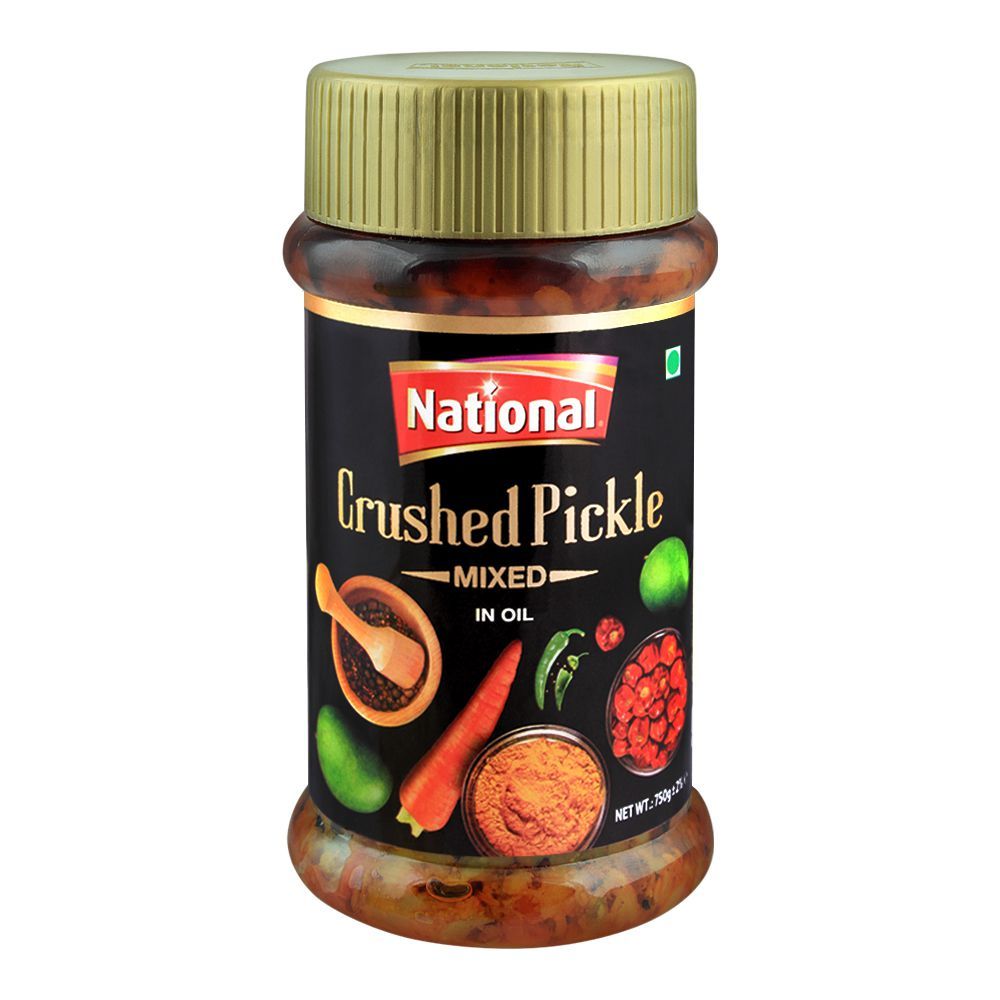 National Crushed Mixed Pickle 750 gm - Lahore Basket