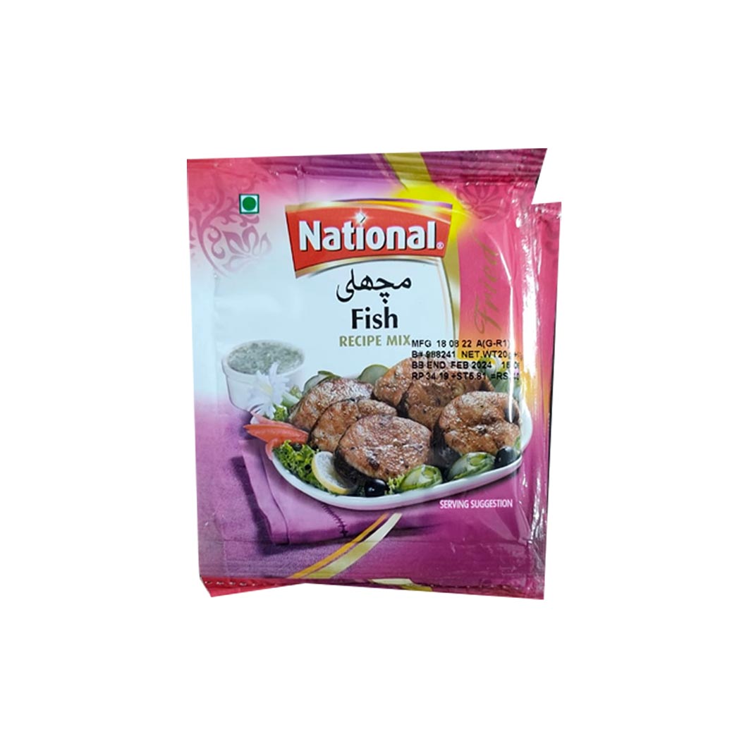 National Fish Masala 20 gm Sachet – Lahore Basket