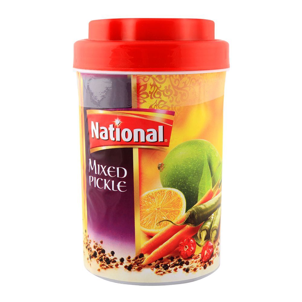 National Mixed Pickle Jar 900 gm - Lahore Basket