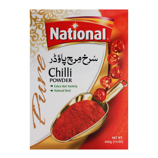 National Red Chilli Powder 400 gm - Lahore Basket