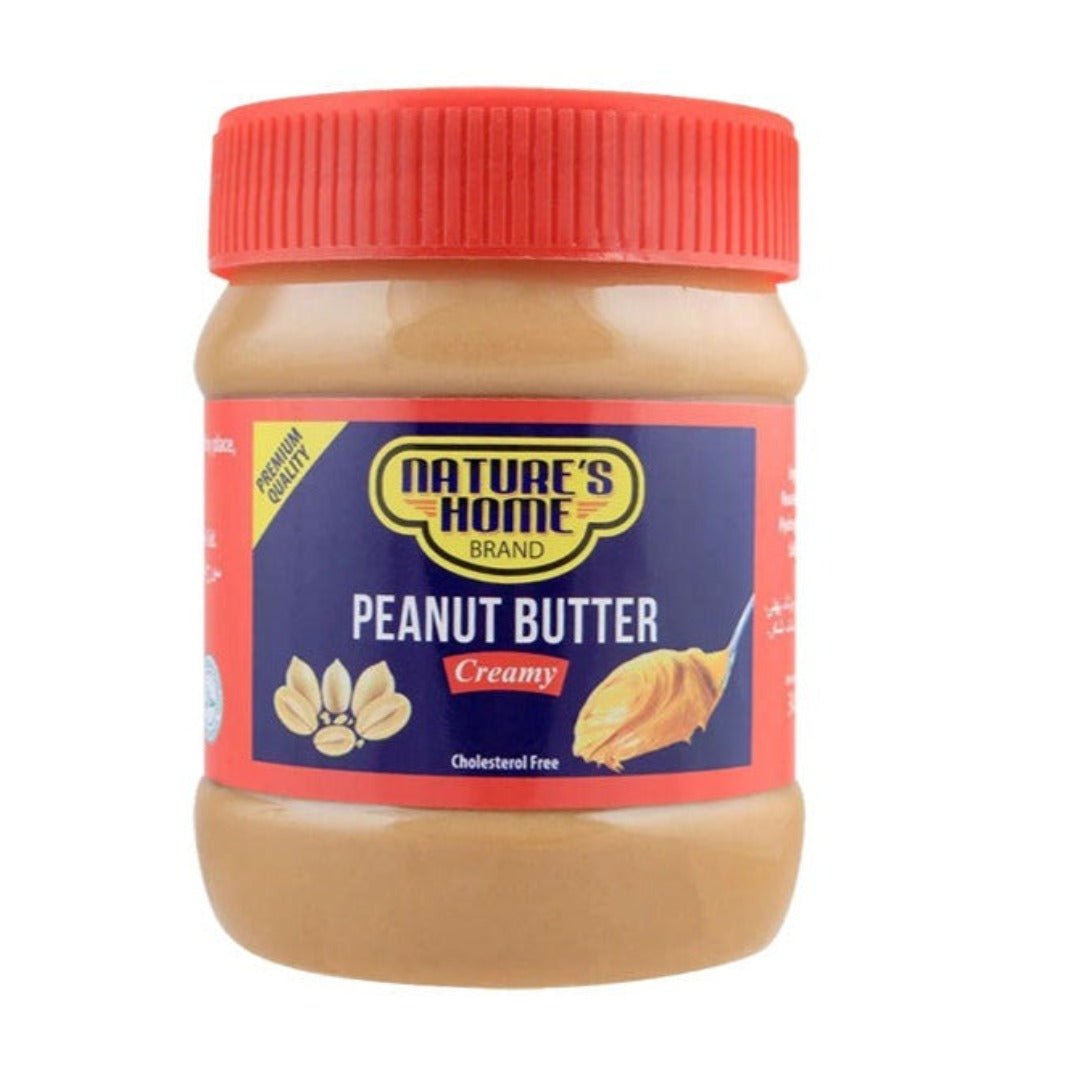 Nature's Home Peanut Butter Creamy 340 gm - Lahore Basket